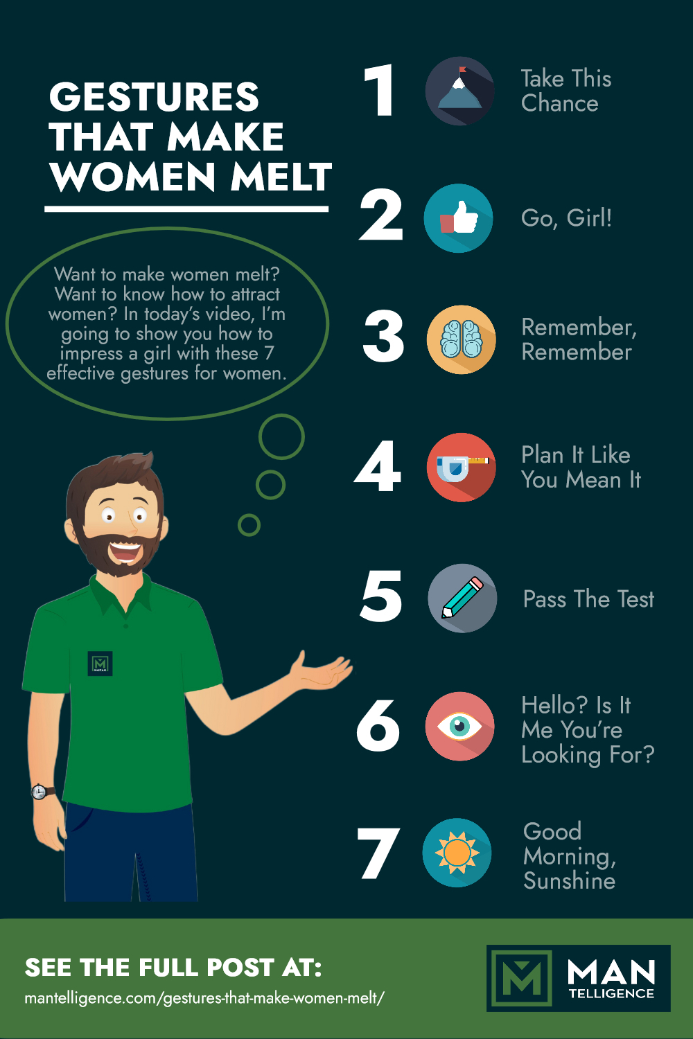 7 gestos que hacen que las mujeres se derritan