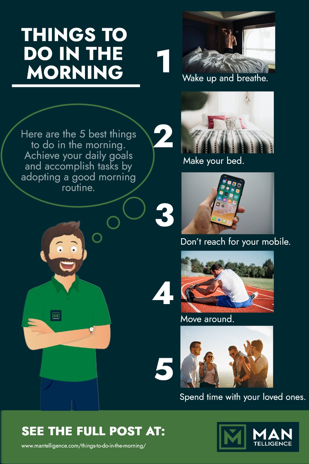 Las 5 mejores cosas para hacer por la mañana